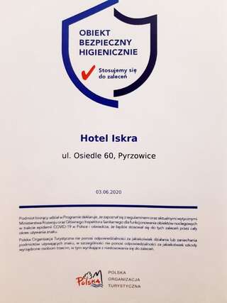 Отель Hotel Iskra by Katowice Airport Пирзовице-2